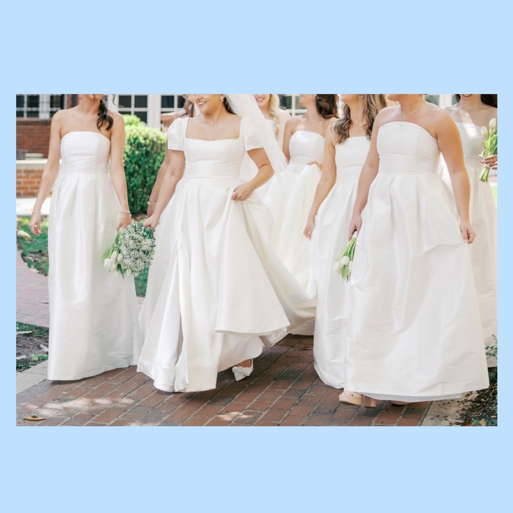 Ivory Bridesmaids/Bridal Gown